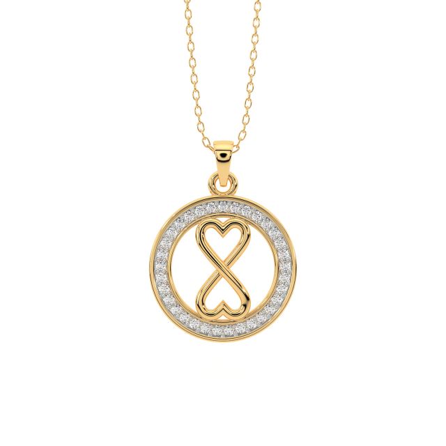 The Infinity Diamond Pendant